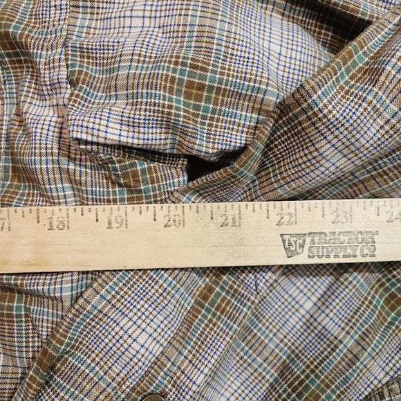 Patagonia Shirt Mens Medium Multicolor Plaid Button Long Sleeve Pocket Organic - Picture 6 of 10